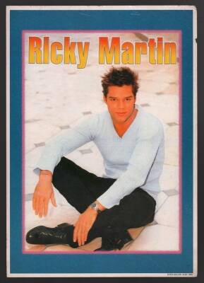Ricky Martin Büyük Boy Kartpostal KRT4769 - 1