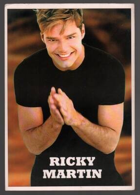 Ricky Martin Büyük Boy Kartpostal KRT4770 - 1