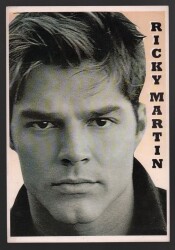 Ricky Martin Büyük Boy Kartpostal KRT4773 - Gökçekoleksiyon