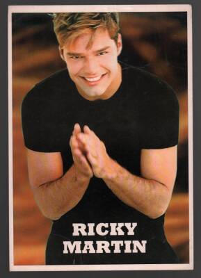 Ricky Martin Büyük Boy Kartpostal KRT4774 - 1