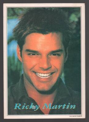 Ricky Martin Büyük Boy Kartpostal KRT4775 - 1