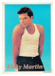 Ricky Martin Büyük Boy Kartpostal KRT9310 - Gökçekoleksiyon