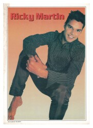 Ricky Martin Büyük Boy Kartpostal KRT9318 - Gökçekoleksiyon