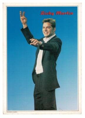 Ricky Martin Büyük Boy Kartpostal KRT9320 - 1