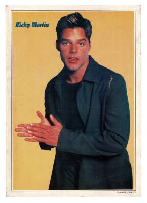 Ricky Martin Büyük Boy Kartpostal KRT9321 - 1