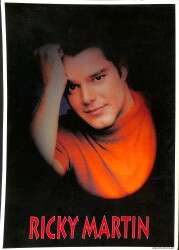 Ricky Martin Kartpostal (Büyük Boy) KRT22383 - Gökçekoleksiyon