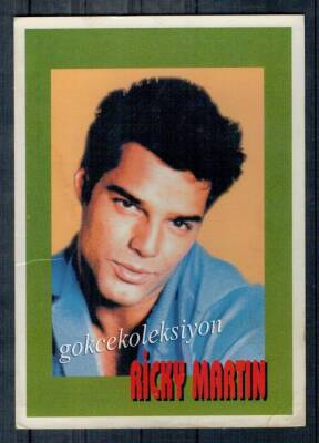 Ricky Martin Kartpostal KRT3466 - 1