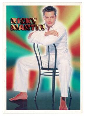 Ricky Martin Kartpostal KRT8845 - 1