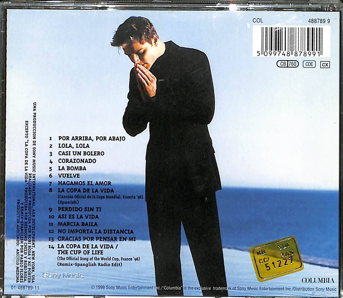 Ricky Martin - Vuelve CD (İkinci El) CD4758 - 2
