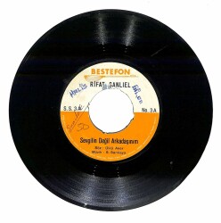 Rifat Şanlıel - Sevgilin Değil Arkadaşınım / Yalnızlığın Acısı Plak (10/6) PLK21251 - 1