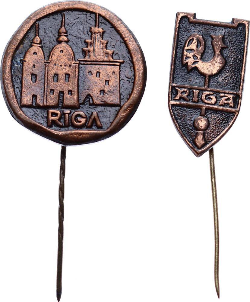 Riga Şehri 2'li Rozet Lotu RZT1666 - 1