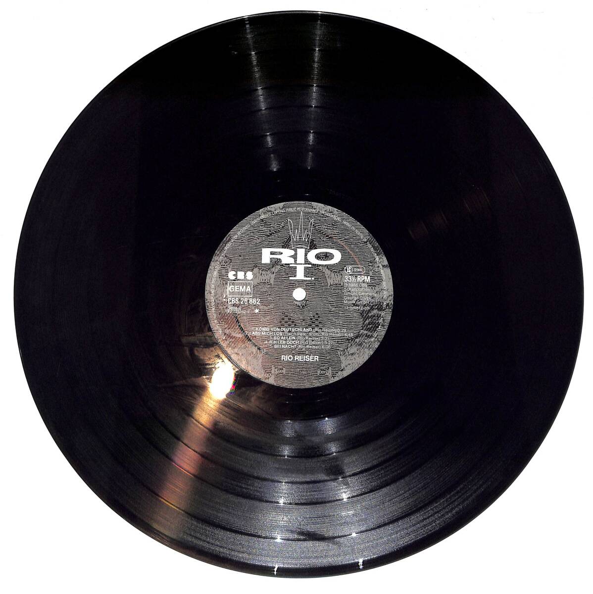 Rio Reiser - Rio I. LP PLAK (Açıklamayı Okuyunuz) PLK26687 - 2