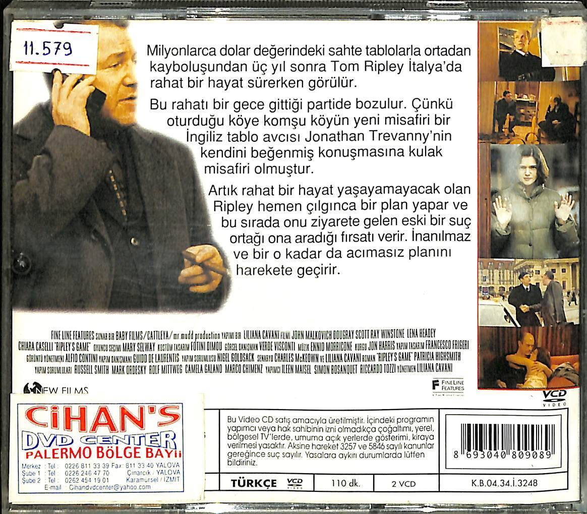Ripley`in Cinayetleri VCD Film VCD14232 - 2