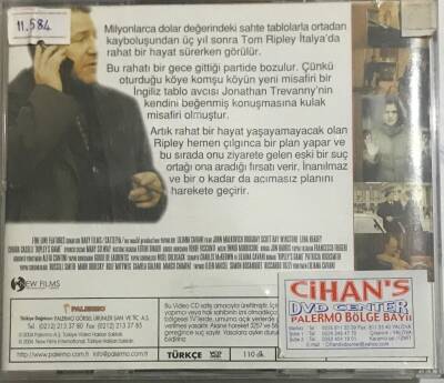 Ripley`in Cinayetleri VCD Film VCD16359 - 2