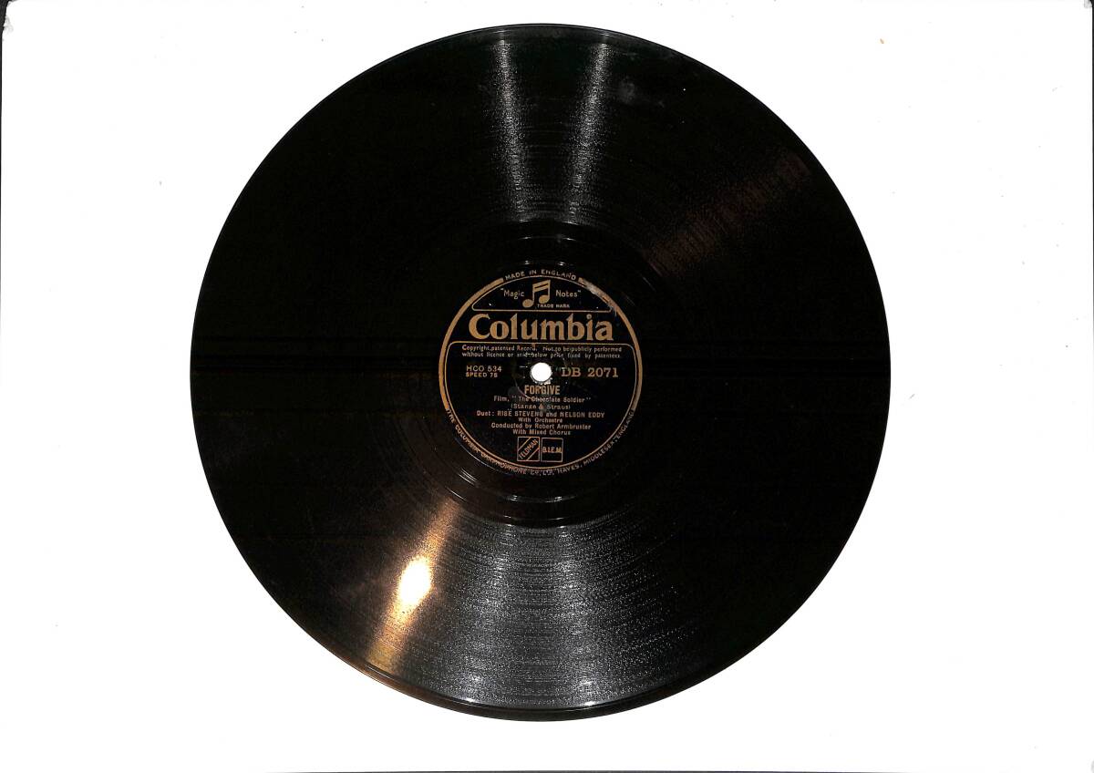 Risë Stevens & Nelson Eddy - The Chocolate Soldier / Forgive TAŞ PLAK (10/7) PLK26085 - 1