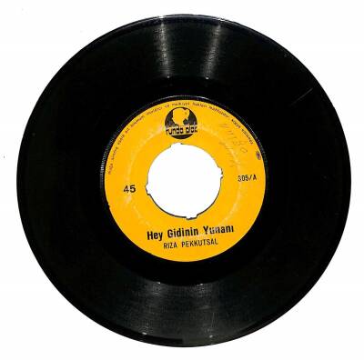 Rıza Pekkutsal - Hey Gidinin Yunanı İcabında Kaçak Almanyada Plak (106.5) PLK20762 - 1