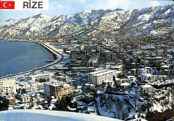 Rizede Kış Kartpostalı KRT9770 - Gökçekoleksiyon