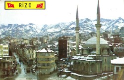 Rizede Kış Kartpostalı KRT9786 - Gökçekoleksiyon