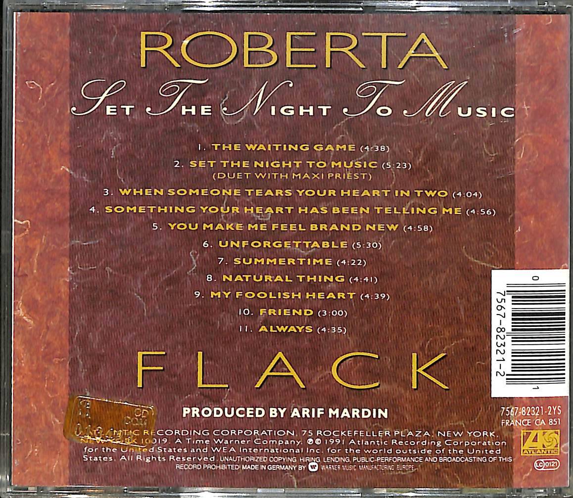 Roberta Flack - Set The Night To Music CD (İkinci El) CD4495 - 2