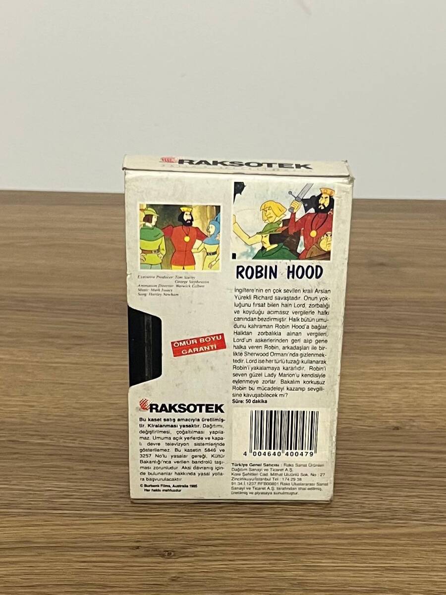 ROBİN HOOD - BETA - Açılmamış Jelatininde Video Kaset DVD2863 - 3