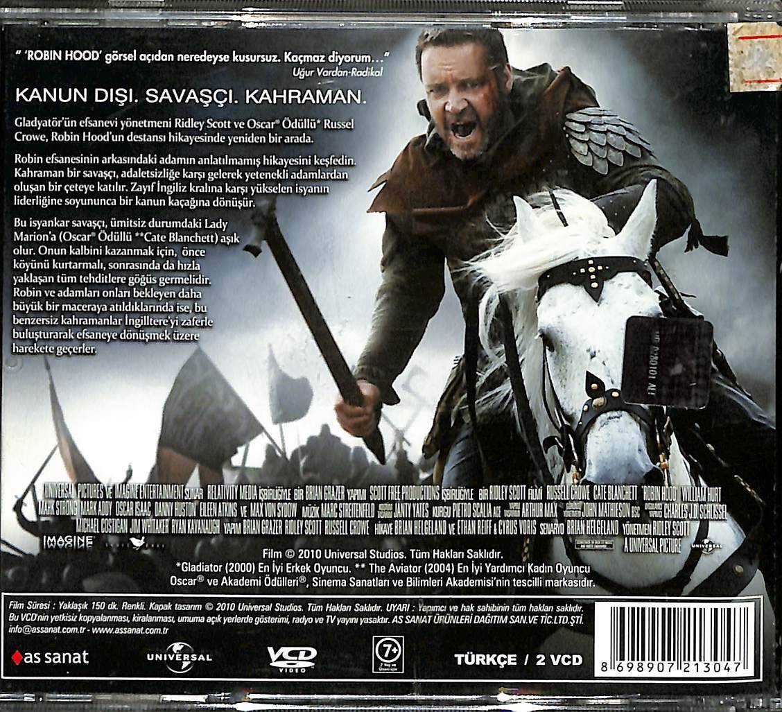 Robin Hood (Russell Crowe) VCD Film VCD15853 - 2