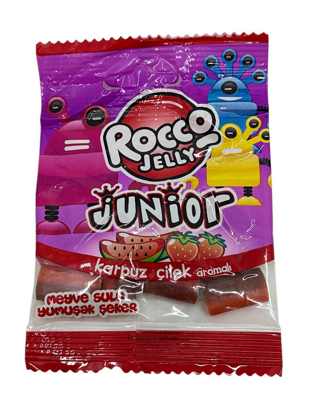 Rocco Jelly Karpuz&Çilek Aromalı Meyve Sulu Yumuşak Şeker 2008#SKZ234 (N) - 2