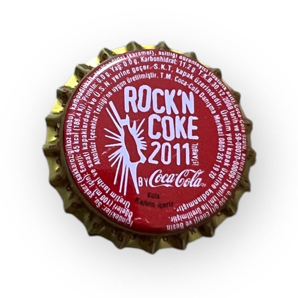 Rock'n Coke 2011Coca-Cola Gazoz Kapağı CMK8-1716 - 3