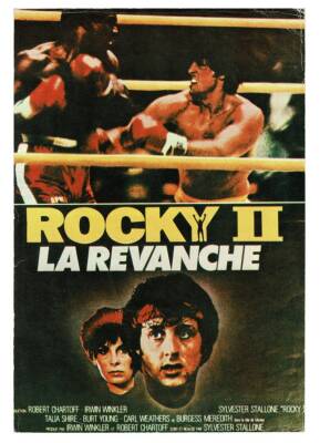 Rocky II - Sylvester Stallone Büyükboy Kartpostal KRT9254 - 1