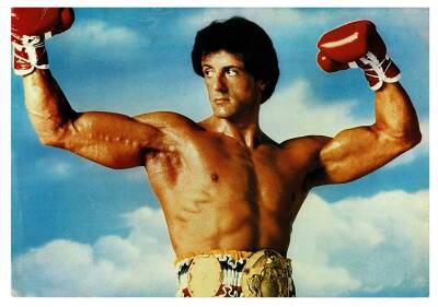 Rocky - Sylvester Stallone Büyükboy Kartpostal KRT4921 - 1