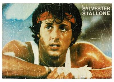 Rocky - Sylvester Stallone Büyükboy Kartpostal KRT9250 - 1