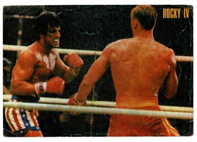 Rocky - Sylvester Stallone Büyükboy Kartpostal KRT9252 - 1