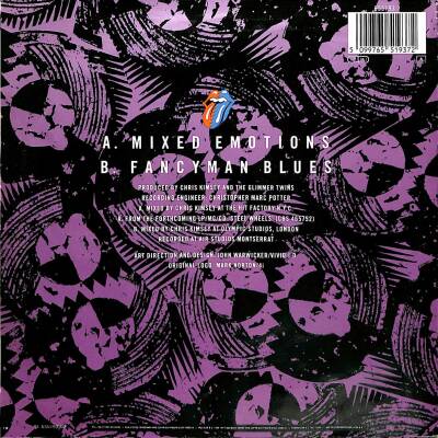 Rolling Stones - Mixed Emotions Fancyman Blues PLAK (109) PLK18930 - 2
