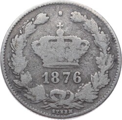 Romanya 50 Bani 1876 *Carol I* ÇÇT YMP11089 - 2