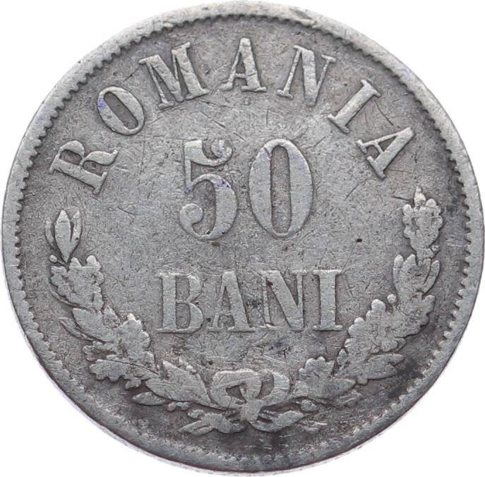 Romanya 50 Bani 1876 *Carol I* ÇÇT YMP11089 - 3
