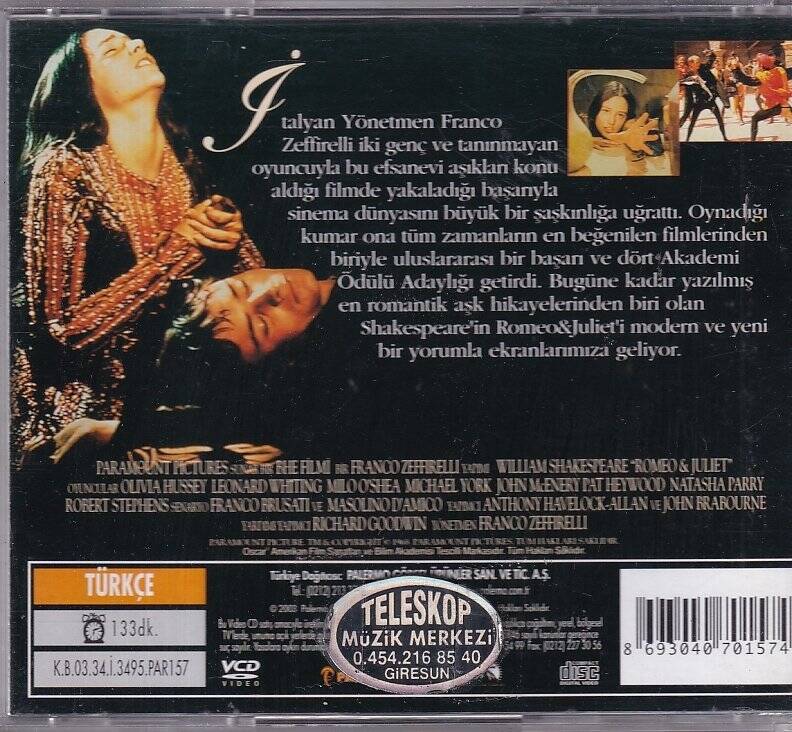 Romeo & Juliet VCD Film VCD9997 - 2