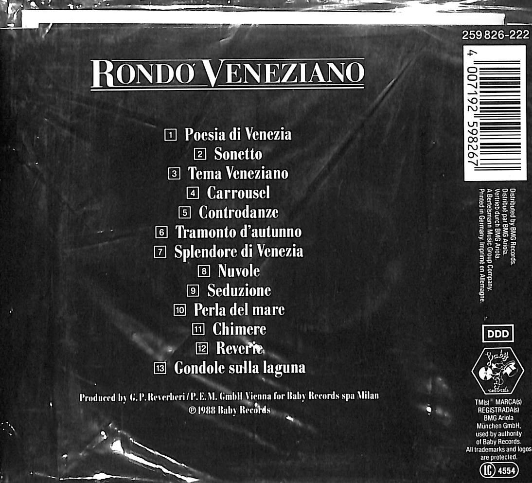 Rondo' Veneziano – Poesia Di Venezia CD (İkinci El) CD5753 - 2