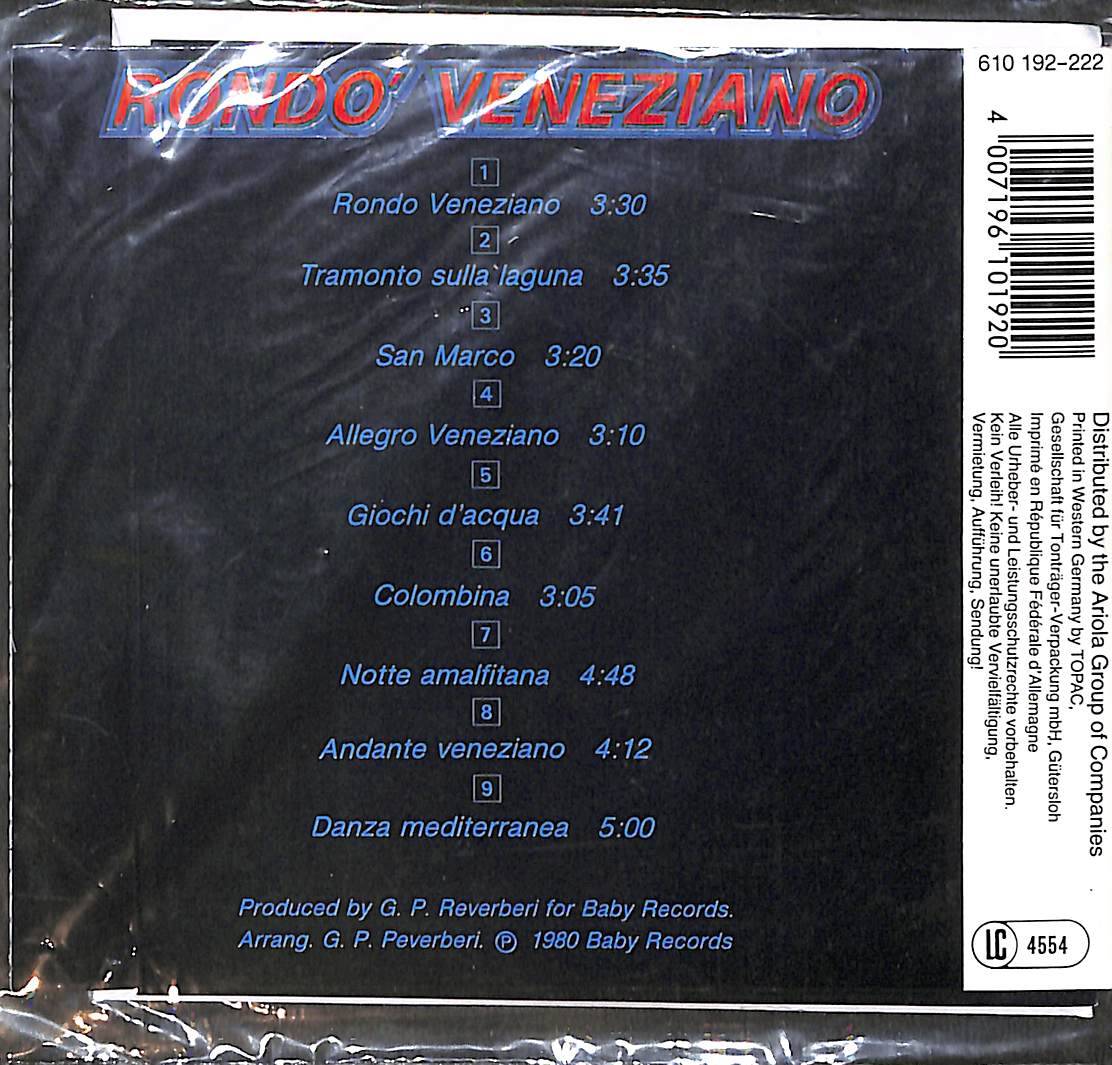 Rondo Veneziano - Rondò Veneziano CD (İkinci El) CD5727 - 2