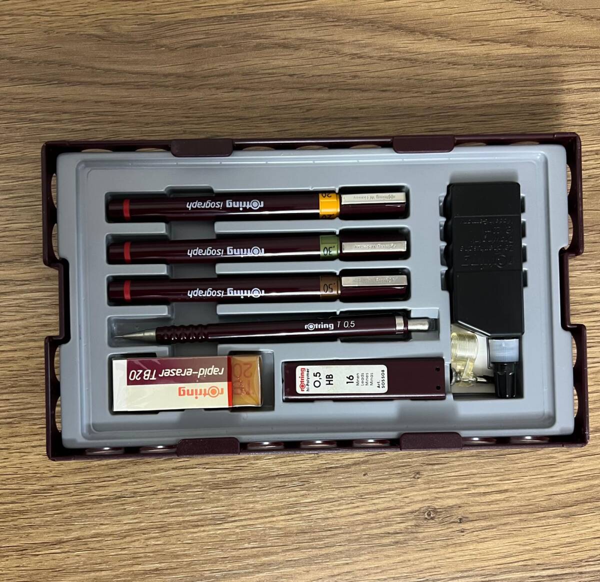 Rotring College Isograph .20-0.30-0.50 Teknik Çizim Seti RTR2 - 3