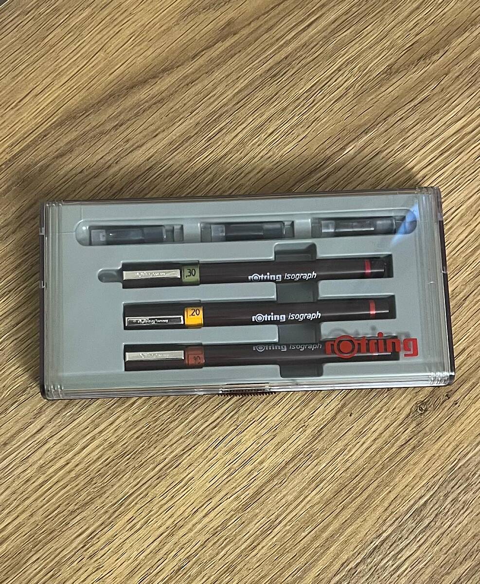 Rotring Isograph .10-0.20-0.30 Teknik Çizim Seti RTR8 - 4