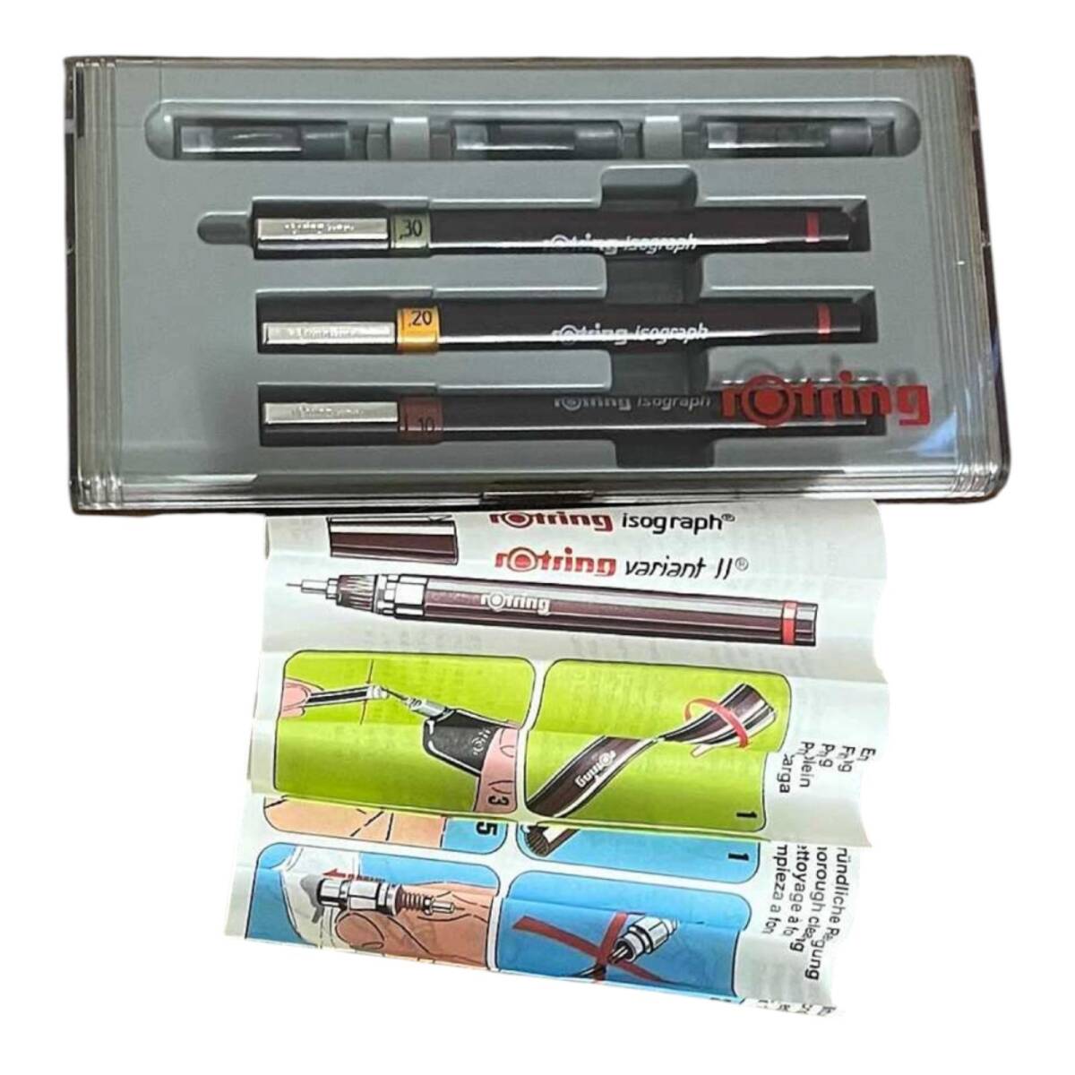 Rotring Isograph .10-0.20-0.30 Teknik Çizim Seti RTR8 - 1