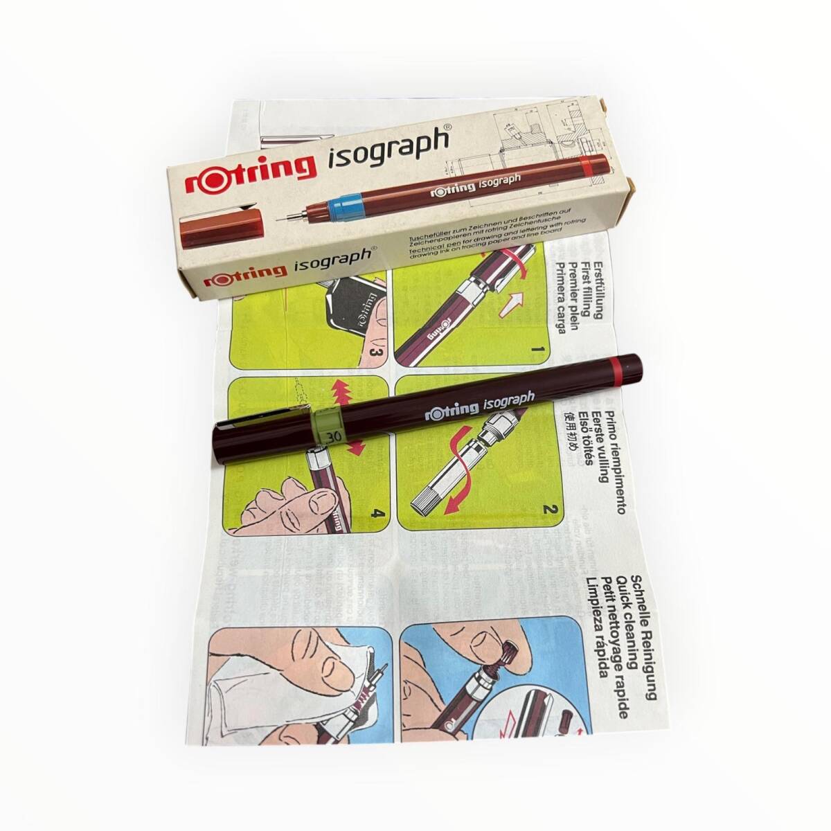 rOtring İsograph 1990's Rapido Kalemi 0,10mm AOB8885 - 4