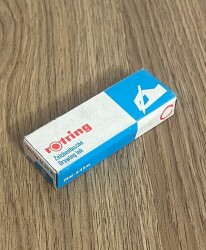 Rotring Rapido Mürekkebi Mavi 1980s (Dolu Kutu) AOB4795 - 2