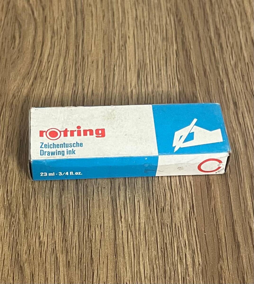 Rotring Rapido Mürekkebi Mavi 1980s (Dolu Kutu) AOB4795 - 5