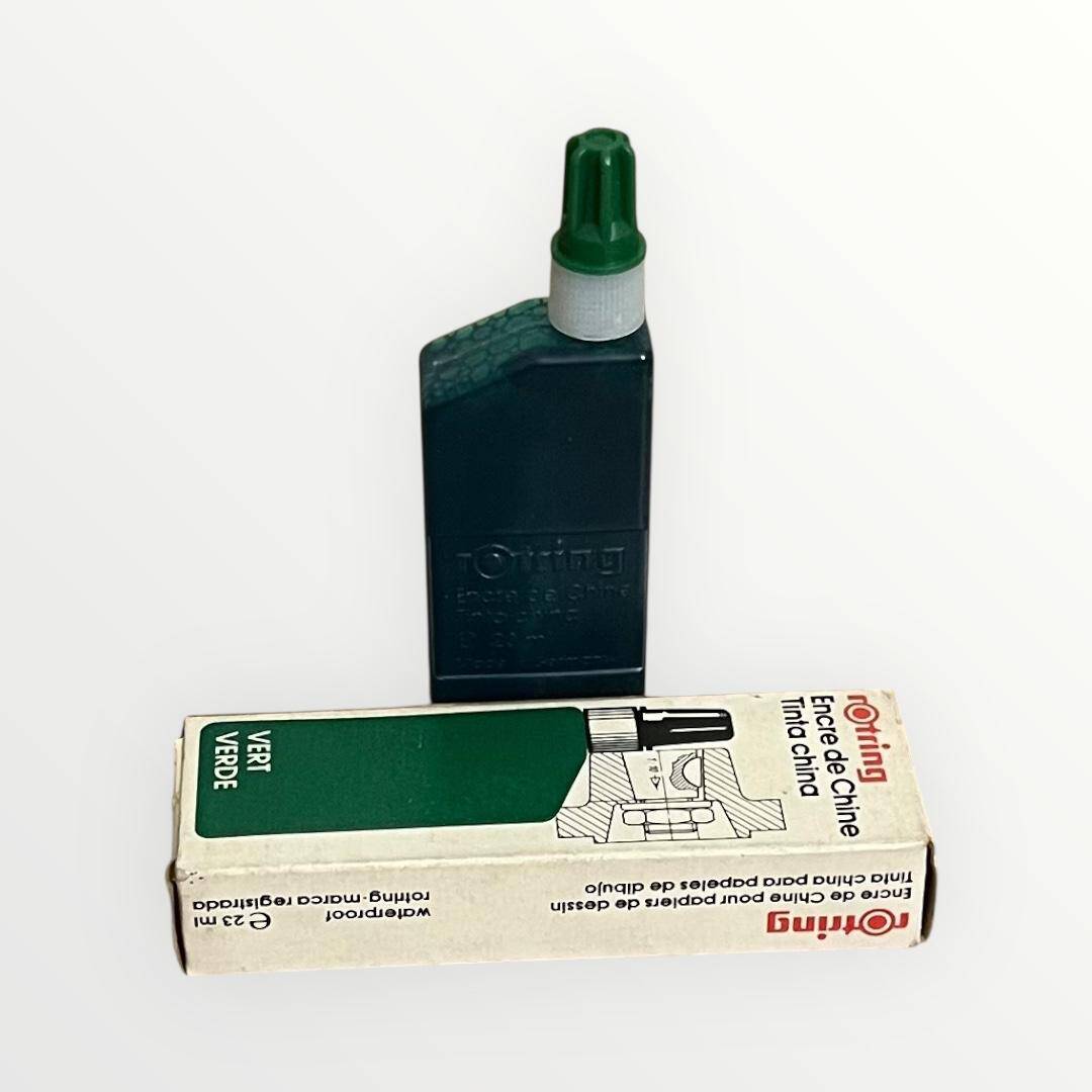Rotring Rapido Mürekkebi Yeşil 1990s (Dolu Kutu) AOB4797 - 1