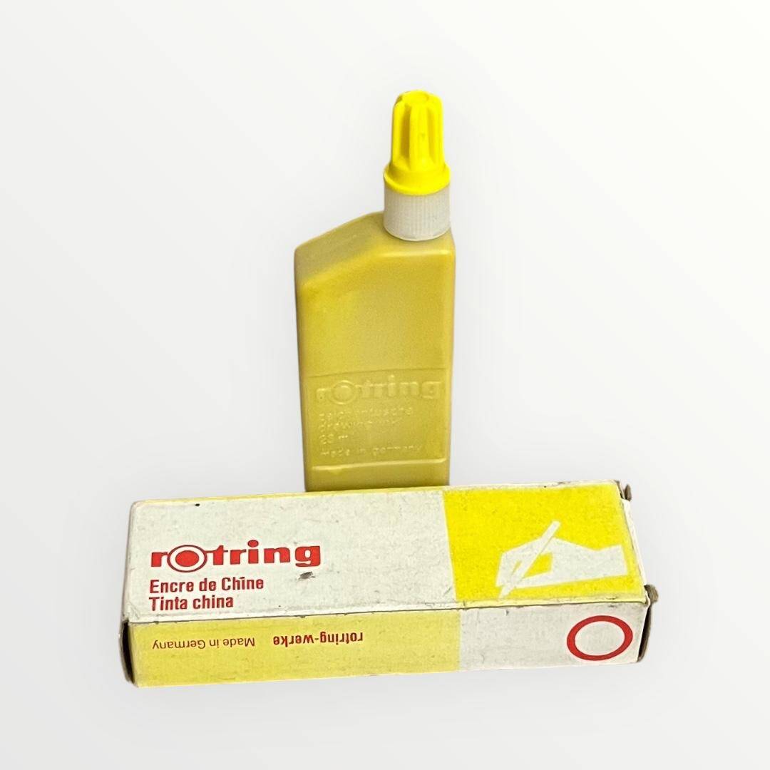 Rotring Rapido Mürekkebi Sarı 1980s (Dolu Kutu) AOB4796 - 1