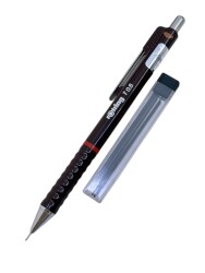 Rotring T 0.5 mm Klasik Model Versatil Kahverengi Çıtçıtlı Kalem – Sıfır, Kullanılmamış (Vintage) AOB5587 - 3