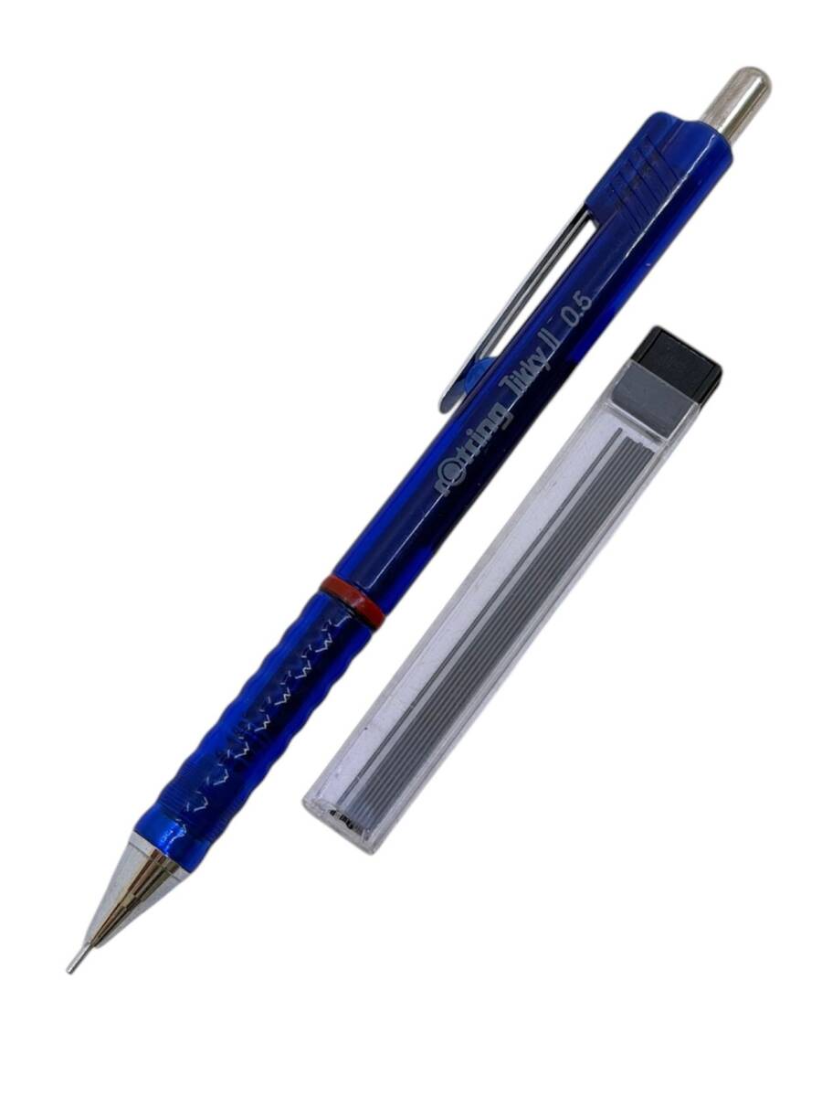 Rotring Tikky II 0.5 Mekanik Mavi Çıtçıtlı Kalem – Sıfır, Kullanılmamış (Vintage) AOB5578 - 3