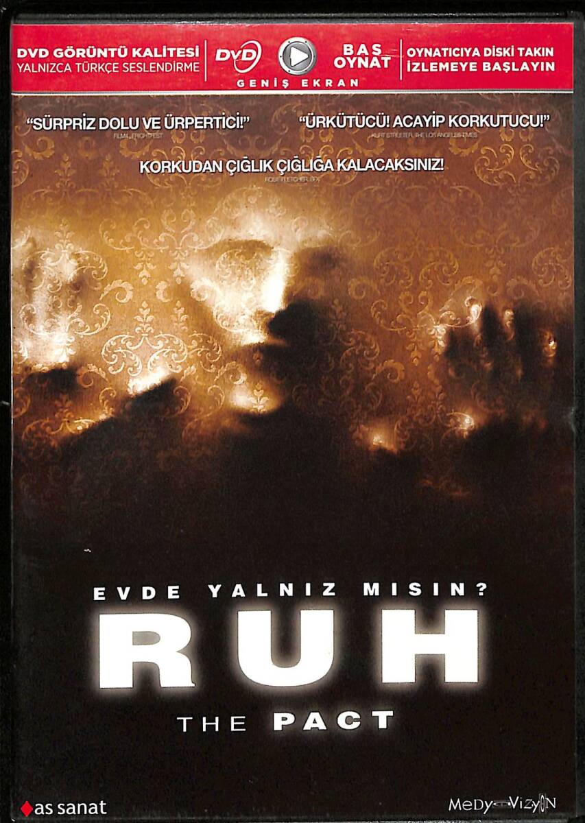 Ruh (The Pact) – Orijinal DVD (İkinci El) * Caity Lotz, Casper Van Dien, Agnes Bruckner, Haley Hudson – 2012 - Korku Filmi * DVD2949 - 1