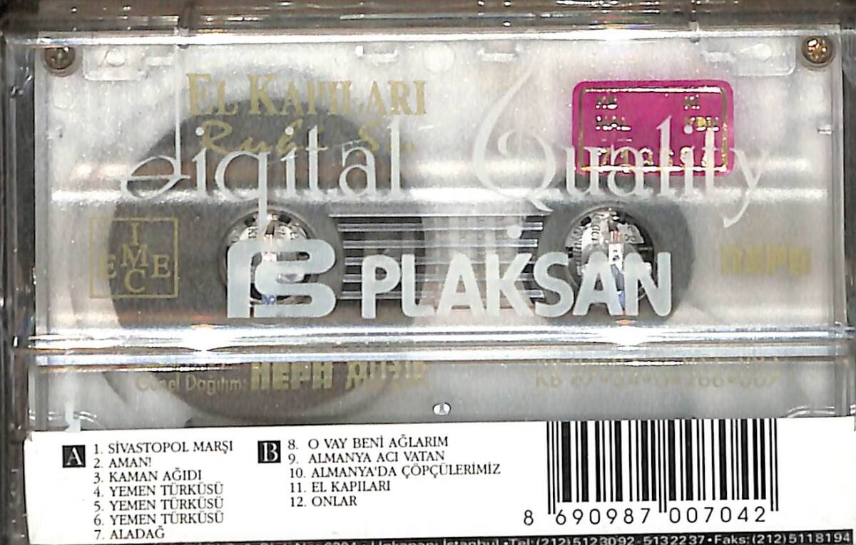 Ruhi Su - El Kapıları Kaset (Sıfır) KST28010 - 2