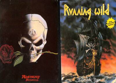 Running Wild & Alchamy Sinistrus İkili Kartpostal KRT11720 - 1